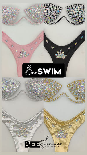 Diamond Set Bikini (Gold, Silver, Pink, Black)