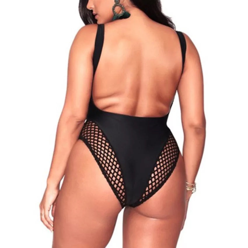 Fishnet Monokini (PlusSize)