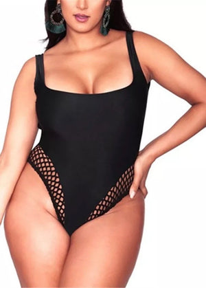 Fishnet Monokini (PlusSize)